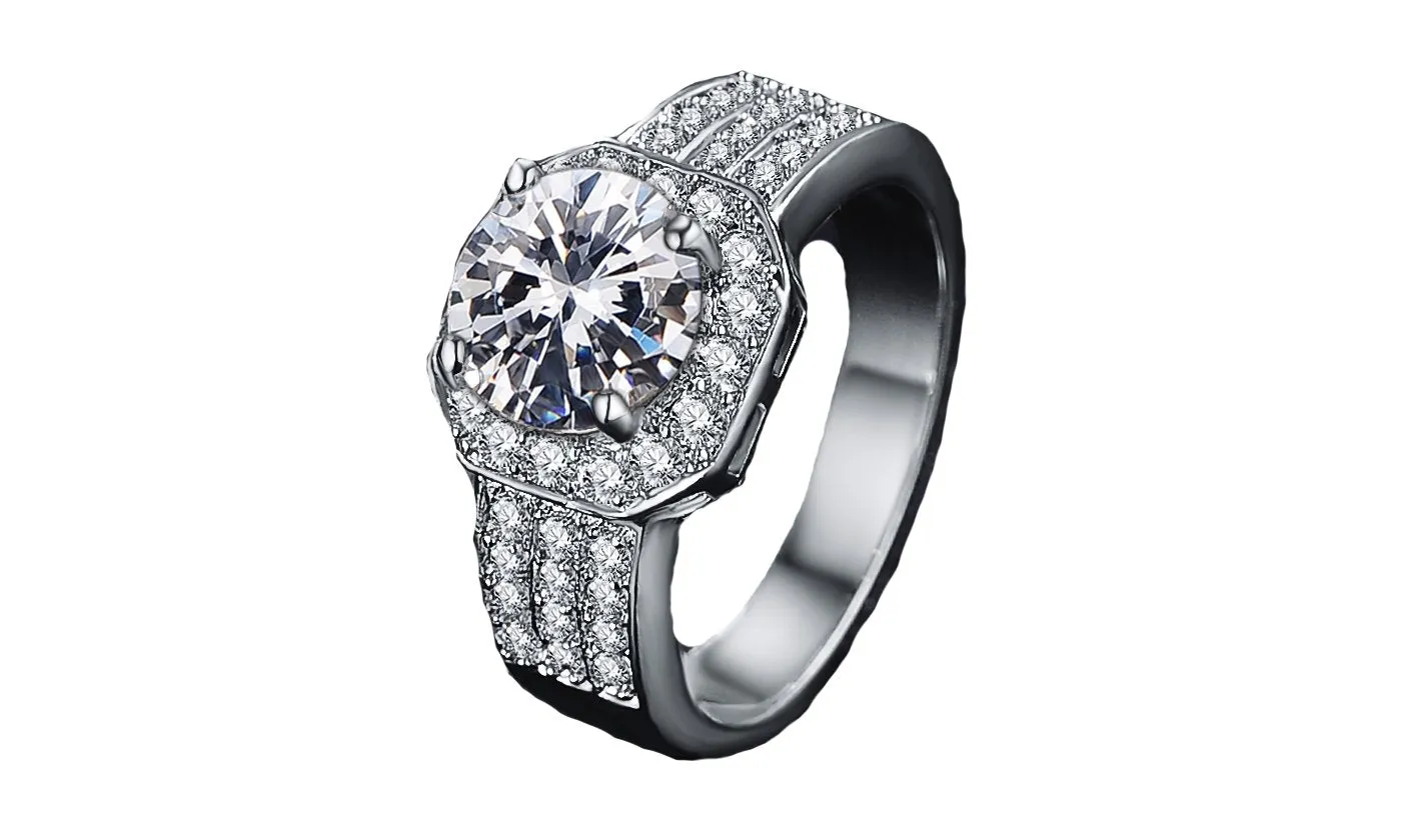 AAA Cubic Zircon Classic Ring