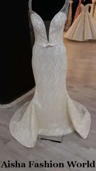 AFWGonna Glitter Mermaid Wedding Dress