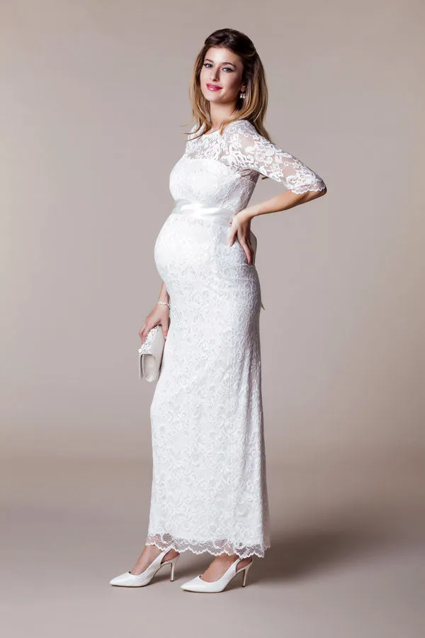 Amelia Lace Bridal Wedding Maternity Gown