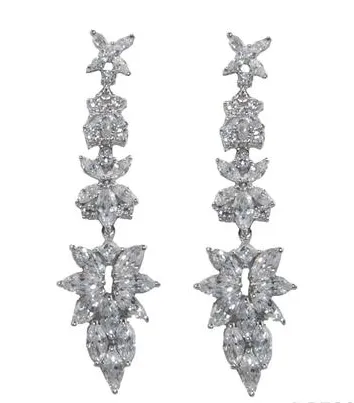 Arabella Floral Chandelier Earring