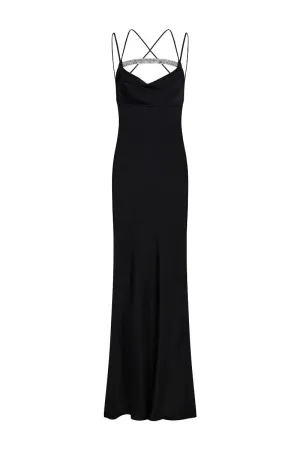 BLACK VENUS MAXI DRESS