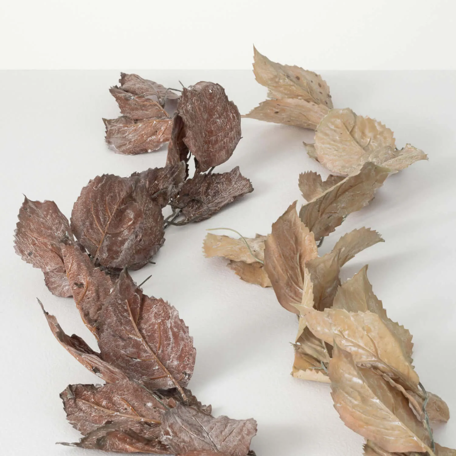 Faux-Dried Salal Leaf Garland