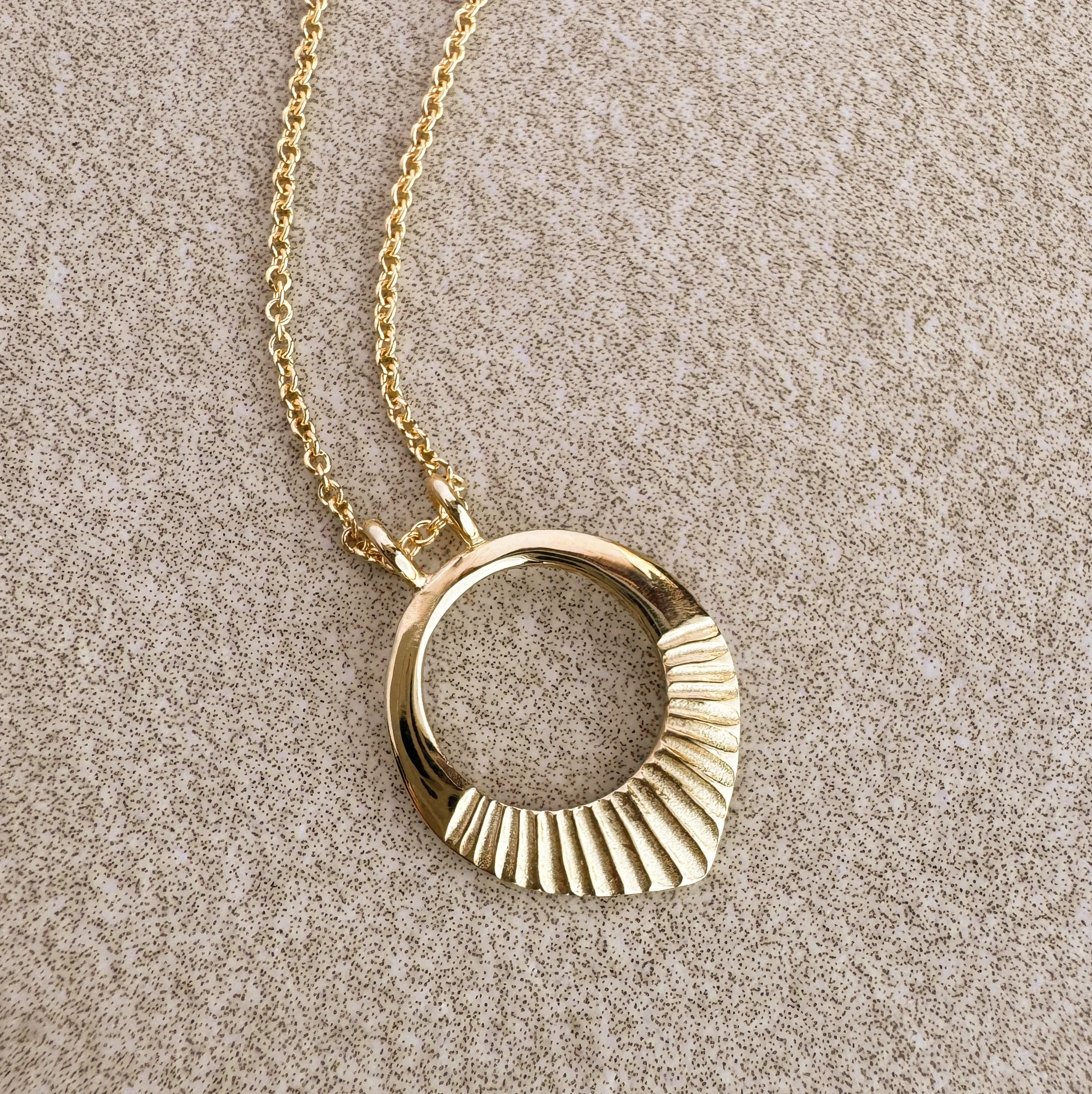 Gold Small Helios Necklace