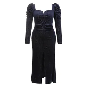 Imogene Center Slit Formal Evening Dress