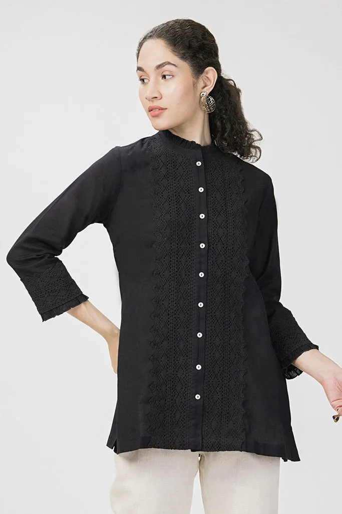 Lace Linen Shirt