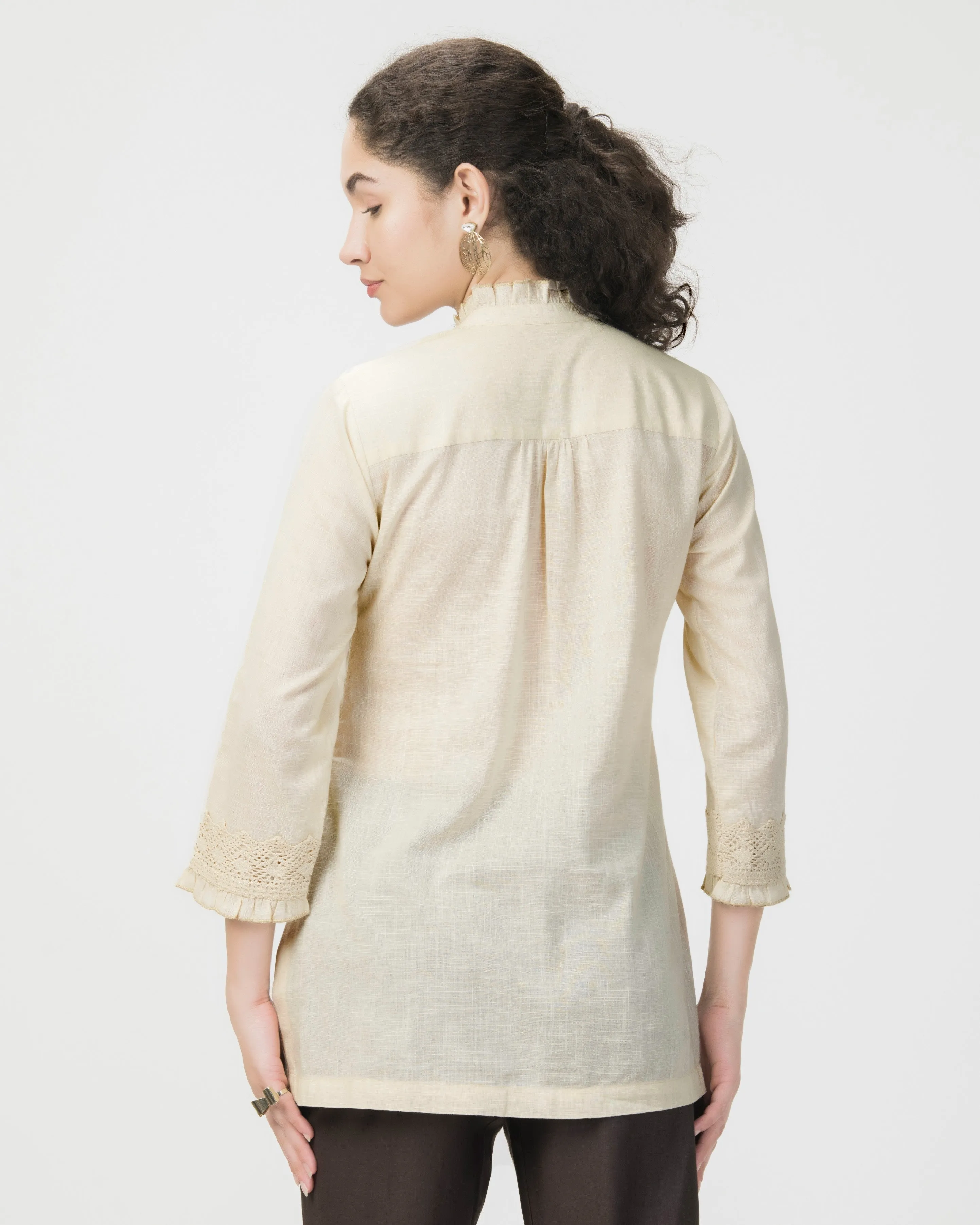 Lace Linen Shirt