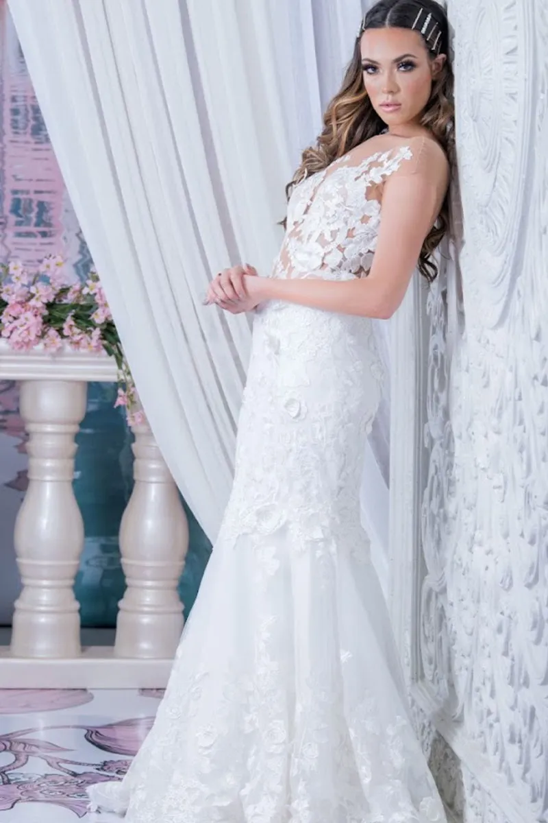 Promised Love Lace Mermaid Wedding Dress