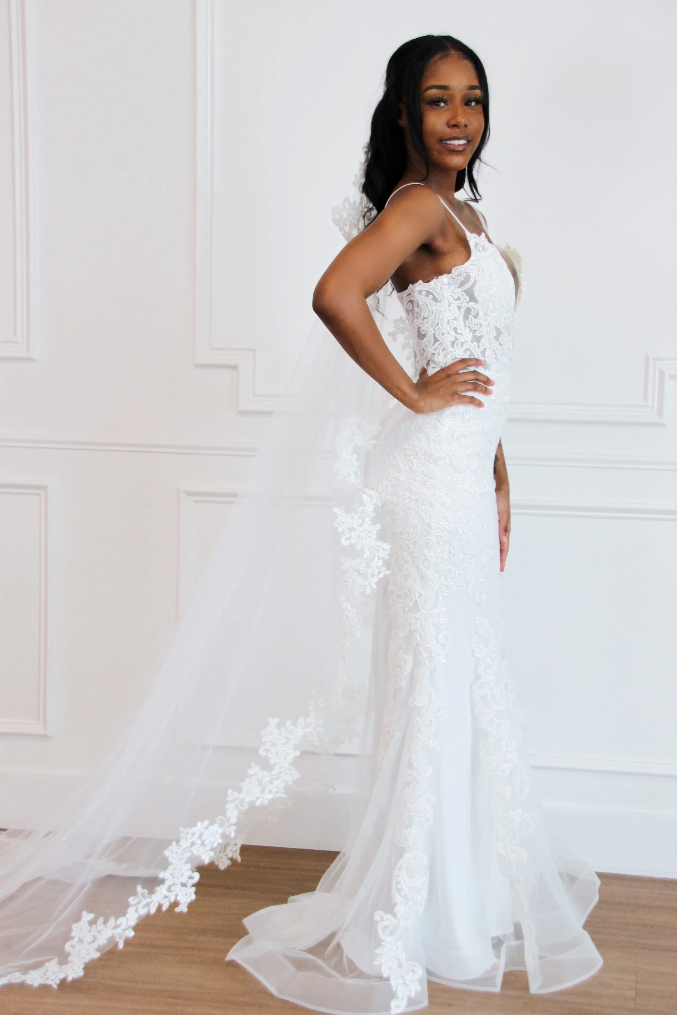 Ready For Romance Lace Wedding Dress: White