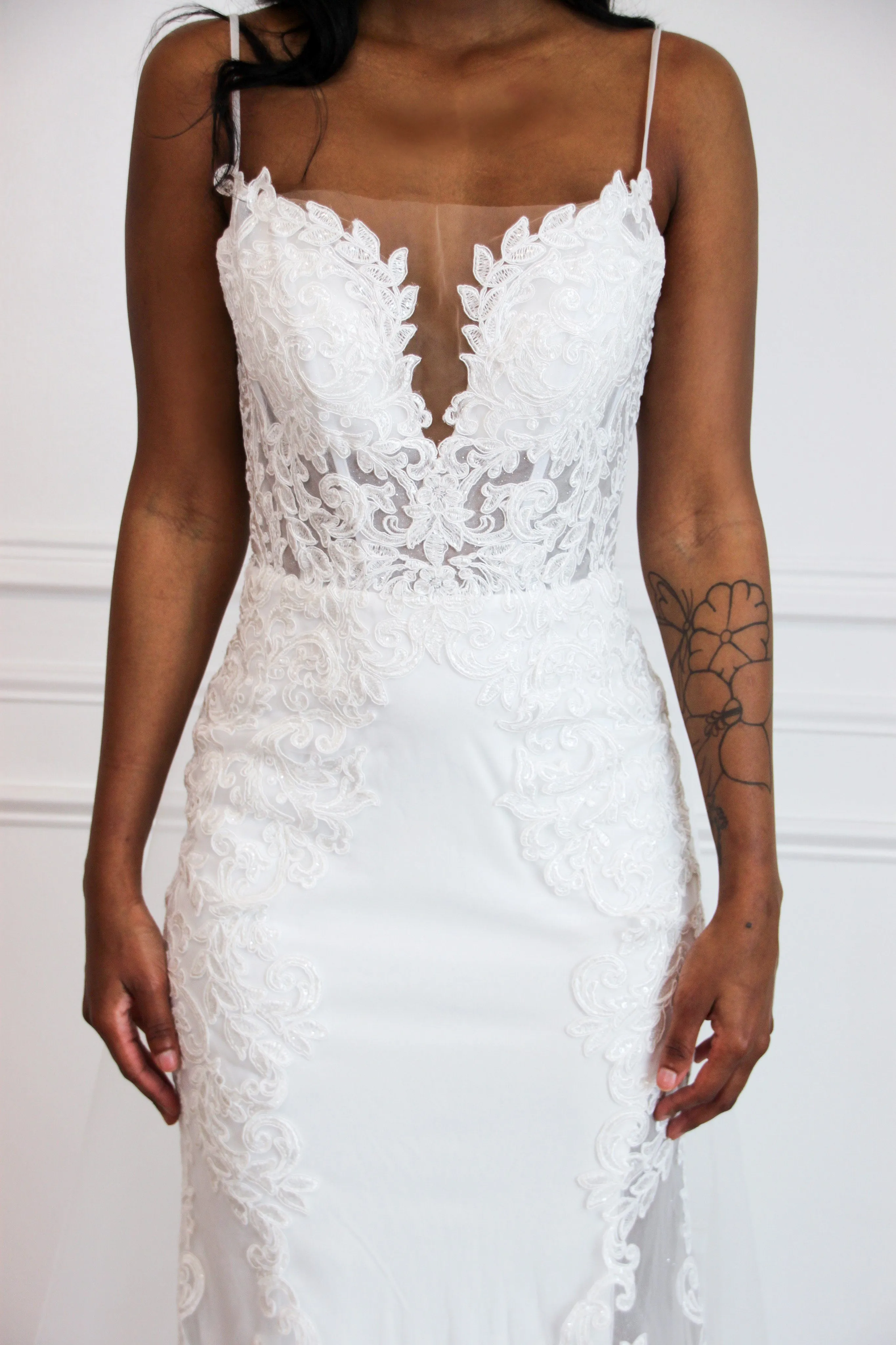 Ready For Romance Lace Wedding Dress: White