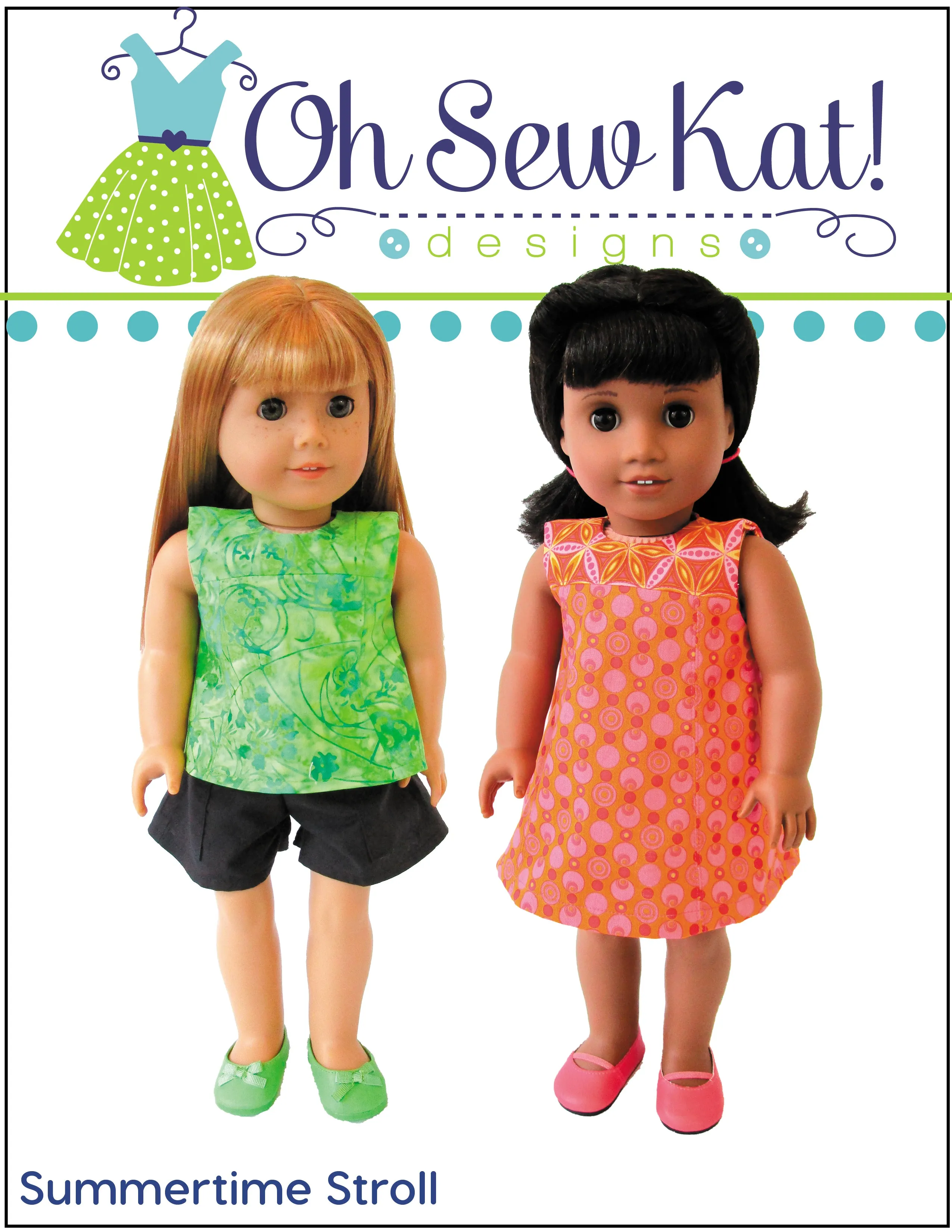 Summertime Stroll 18 Inch Doll Sewing Pattern