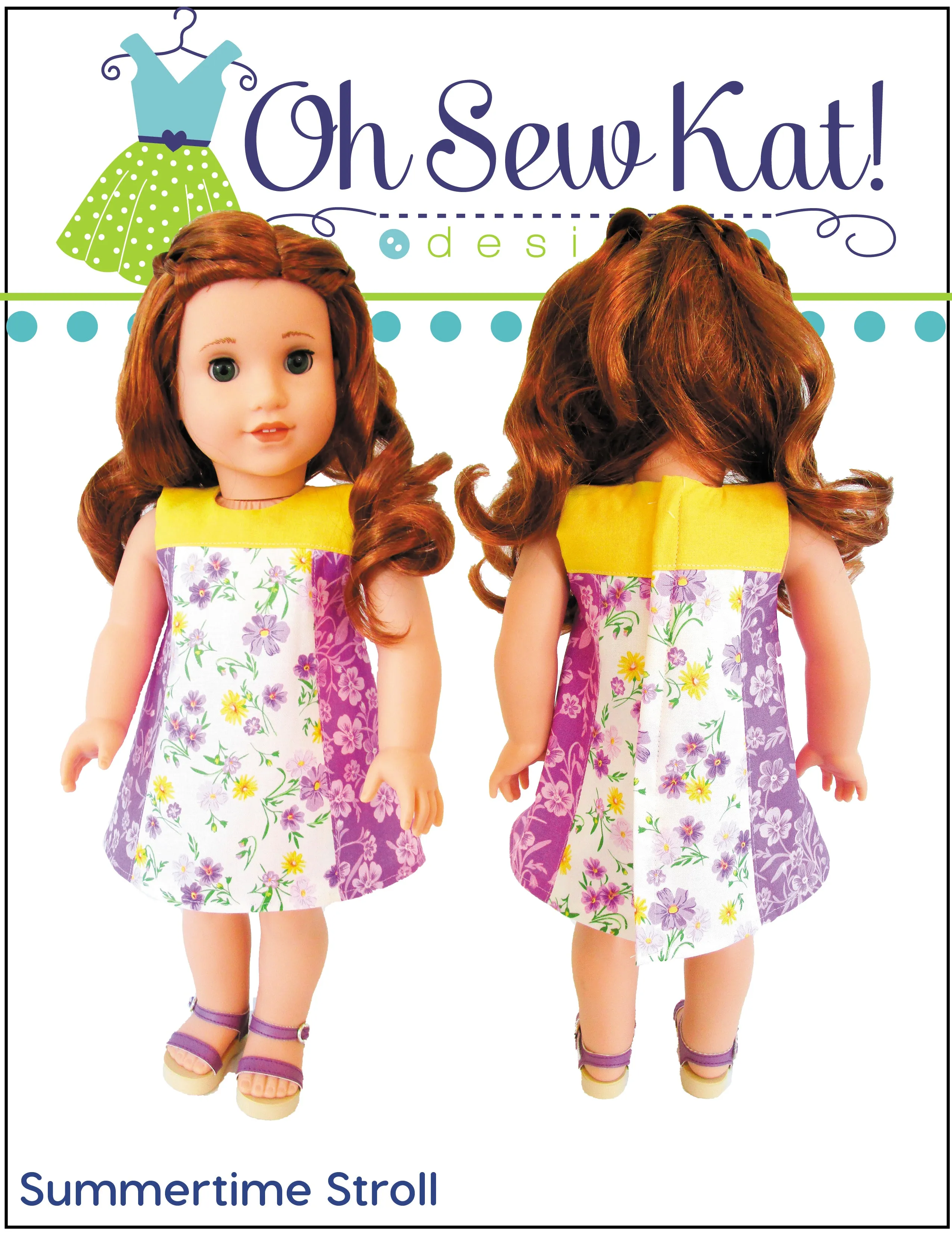 Summertime Stroll 18 Inch Doll Sewing Pattern