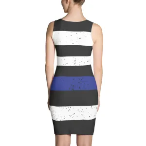 Thin Blue Line Dress