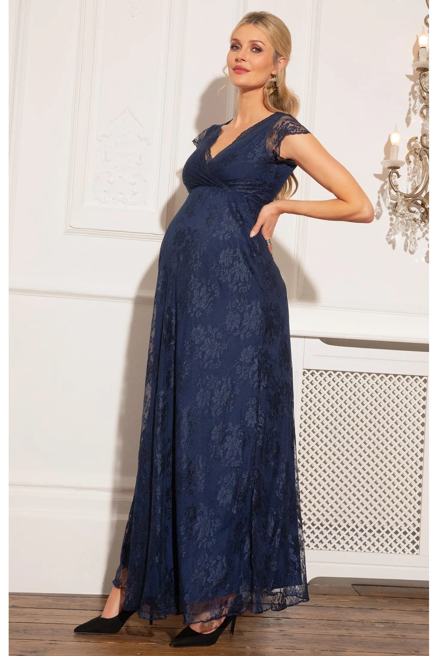 Tiffany Rose Eden Lace Maternity Gown worn by Princesses of Sweden